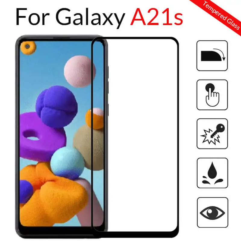 

Закаленное стекло 9H для Samsung galaxy a21s, Защита экрана для Samsung A21S Galaxy A21 s, защитная стеклянная пленка