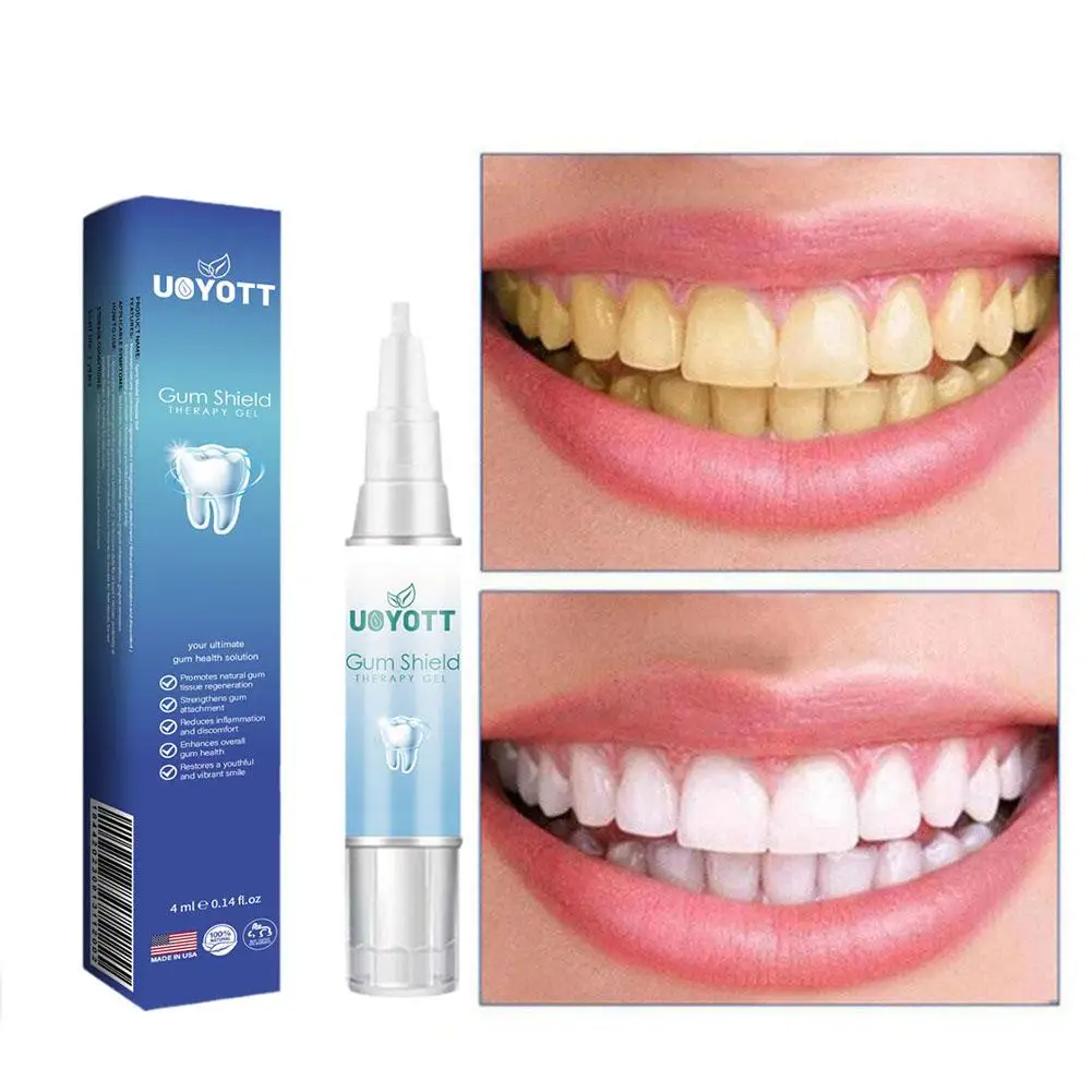 4ml Gum Therapy Gel Teeth Whitening Essence Pen, Fast Teeth Whiten Teeth, Clean Remover Teeth Stain Deep Care Effective Ora H3S8