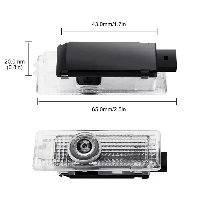 2025 For BMW NEW 3D HD LED Light Car Door Projector Welcome Lights For BMW M E90 E91 E92 E93 E60 E61 F10 F07 E63 E64 F12 F13 G30