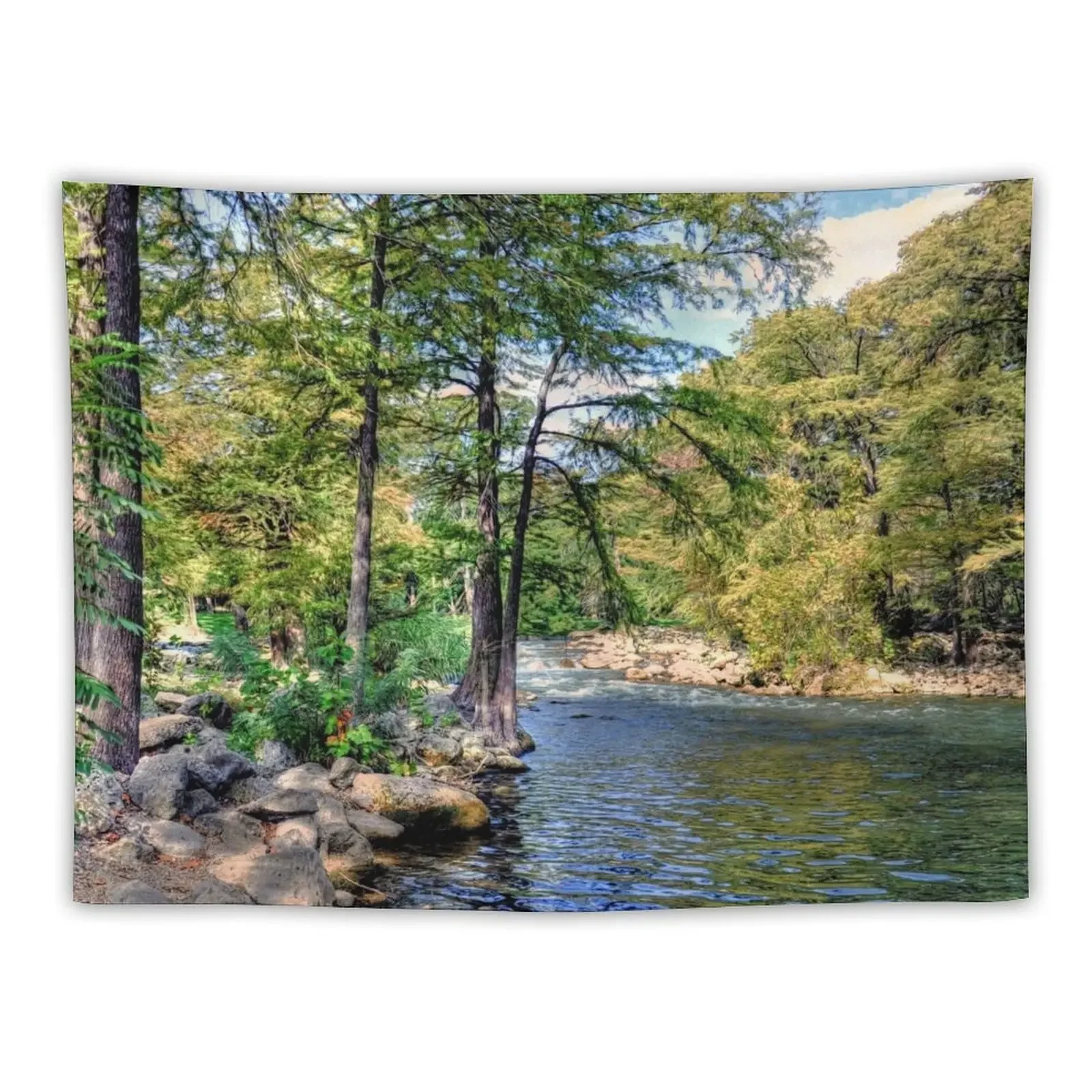 

Guadalupe River - Gruene Tapestry Luxury Living Room Decoration Room Decoration Accessories Tapestry
