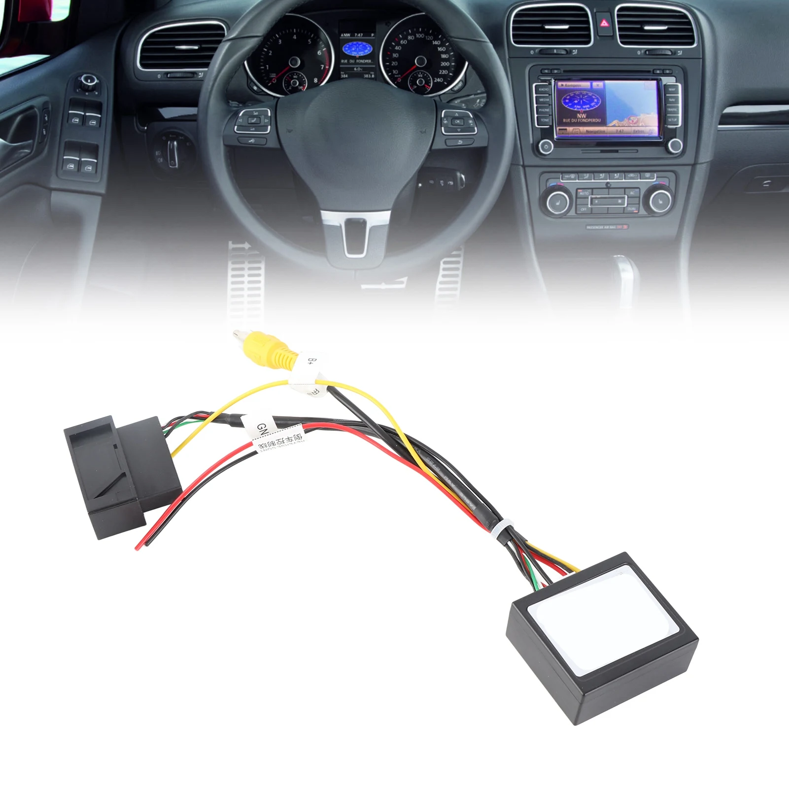 12V 5W RGB Converter Adapter Backup Camera Parts Audio Video Cable Audio Cable Adapter RGB Converter Video Converter Box