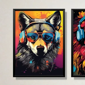 3つのゲームグラフィティウォールアートキャンバス息子ギフトペインティングゲーマーポスターのためのリビングルームボーイズベッドルームの家の装飾のモダンなセット 6ベストセールス3ピースウォールアート-6