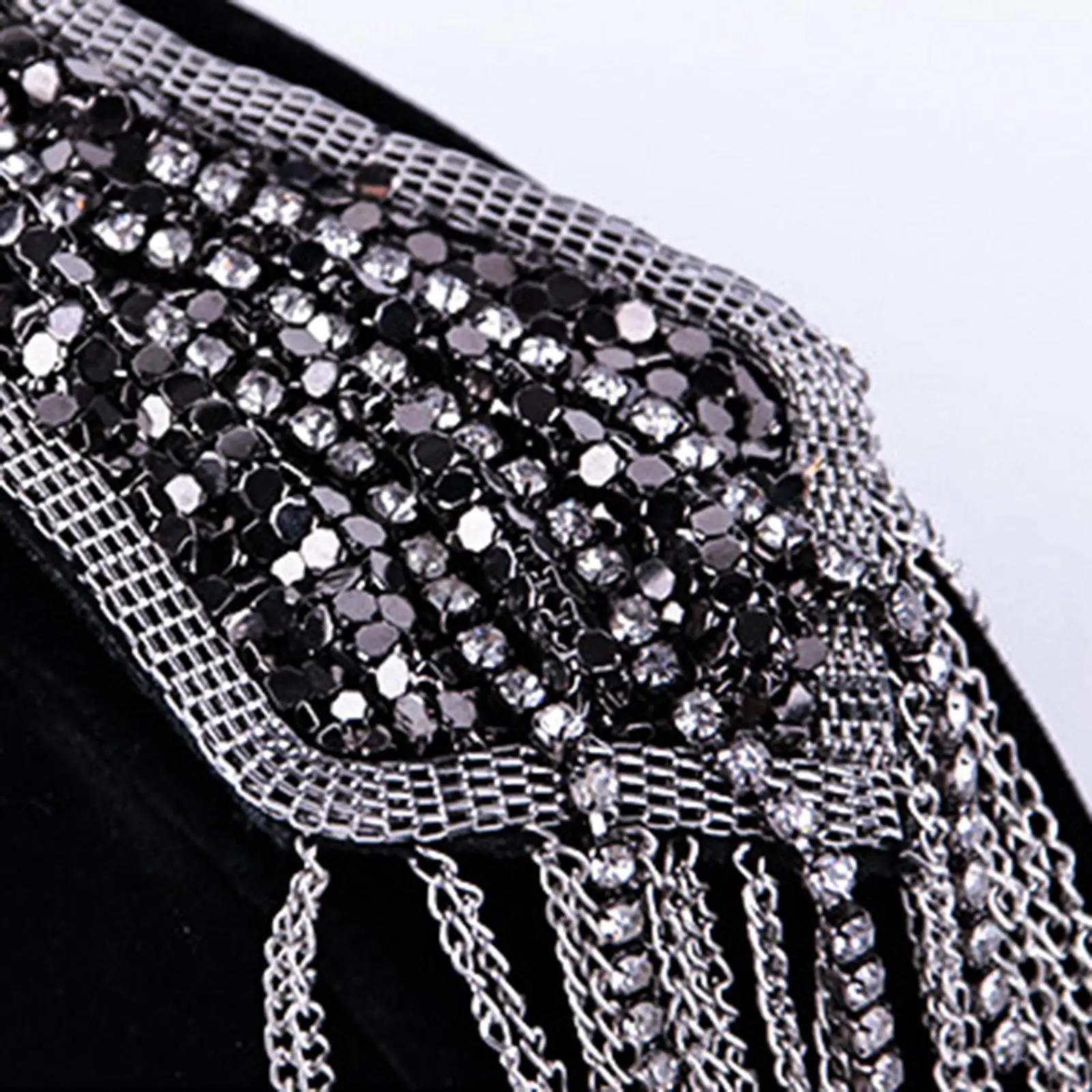 2 Pies Tassel Epaulet/ Rhinesne Acssories Epaulette Brooch Badge/ for Costume