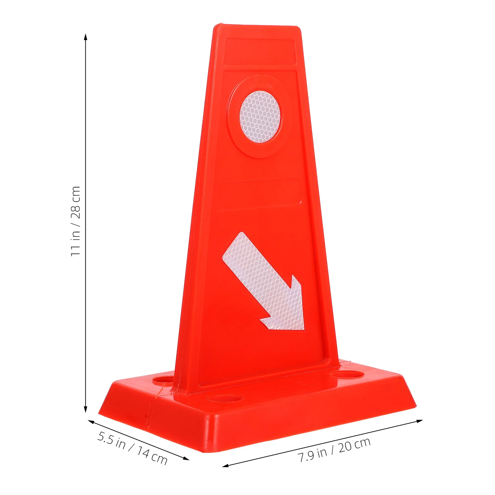 Sinal de aviso de estrada tpu durável reflexivo entrada garagem ao ar livre automóvel desviador cone tráfego sinal de estrada sinais de garagem