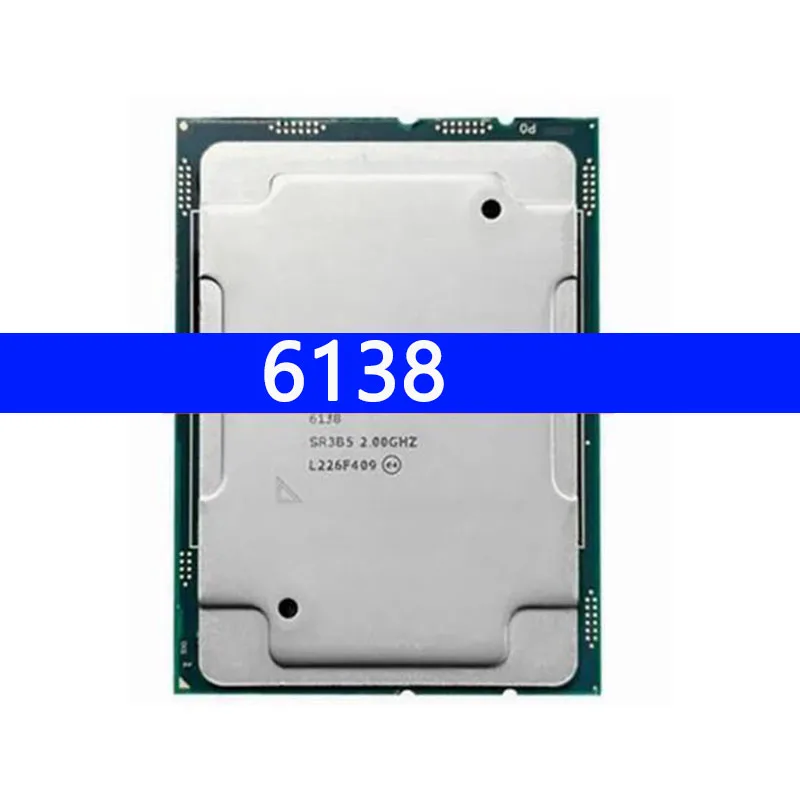

6138 процессор SR3B5, процессор Intel Gold6138, 27,5 Мб кэш-памяти, 2,0 ГГц, 20 ядер, LGA3647, масштабируемый процессор 125 Вт