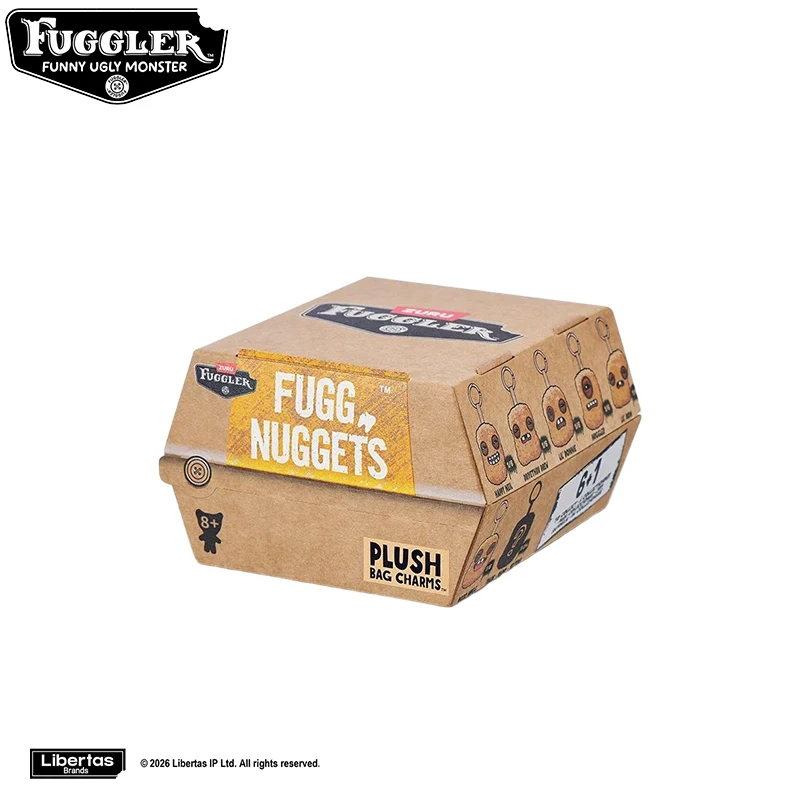 Original Fuggler Schlüsselanhänger Blind Box Plüschtiere Fugglers ALLY CATS Fuggs Care Bear FUGG Baddies Baby Stoffpuppen Geschenke