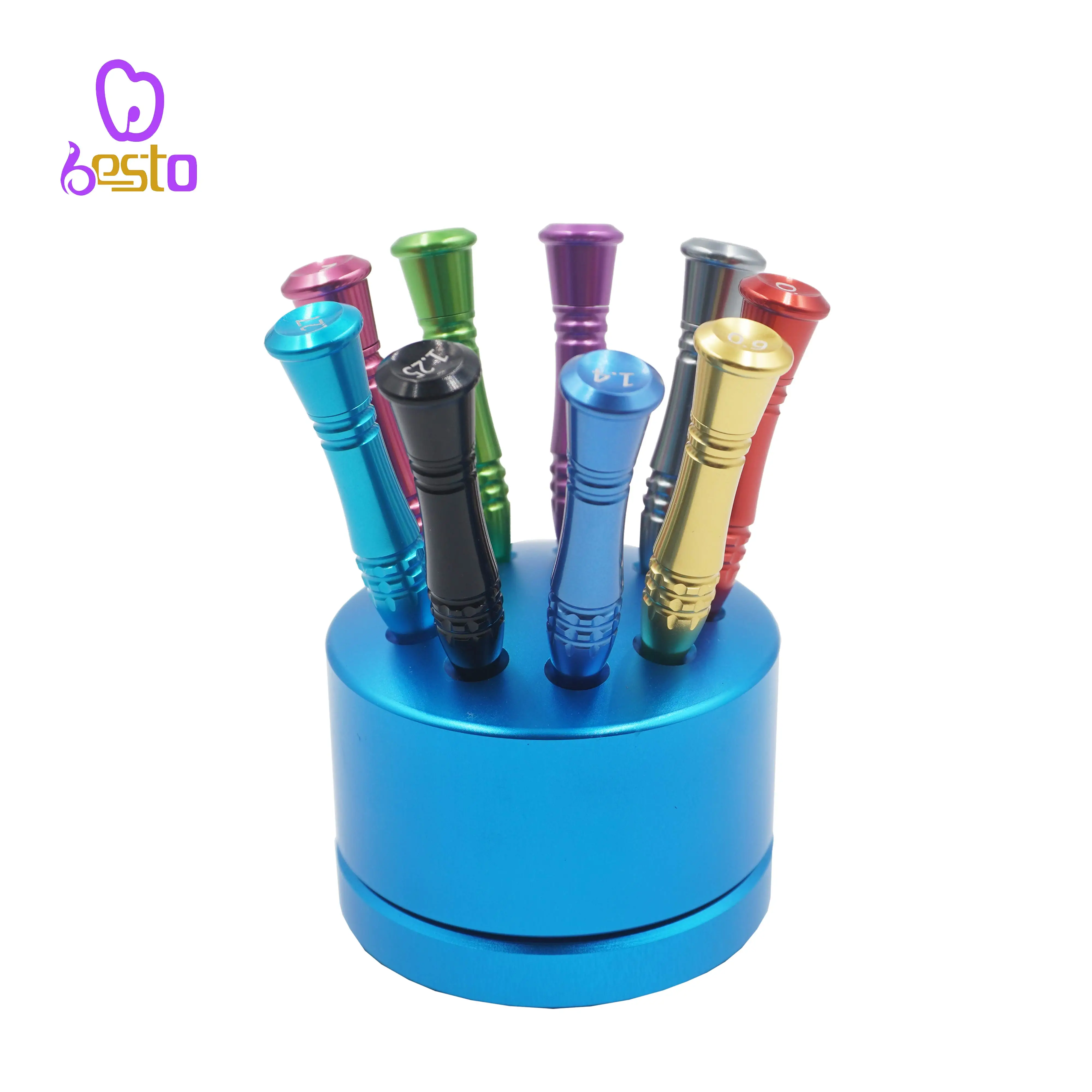 9PCS/Set den tal Laboratory Screwdriver den tal Orthodontic Matching Tools Micro Screw Driver For imp lant Dentist Instrument