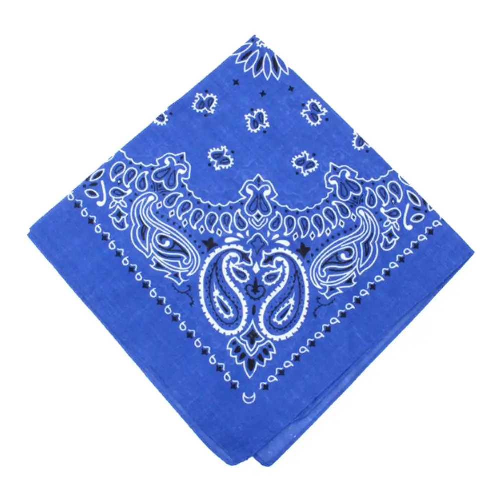 Scarf Fashion Unisex Square Cotton 1PC Hip Hop 1 Bandana Outdoor Cycling Riding Paisley Bandana Head Neck Headwear Printed