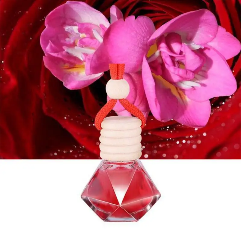 6/1PC Car Perfume Pendant Include Essential Oil Air Fresheners Universal Car Supplies Auto Flavoring Car Fragrance Decorations