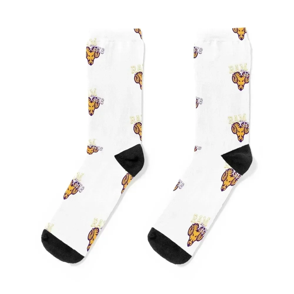 

West Chester University Ram This Socks Children's funny gifts cotton Men's Socks Luxury Women's