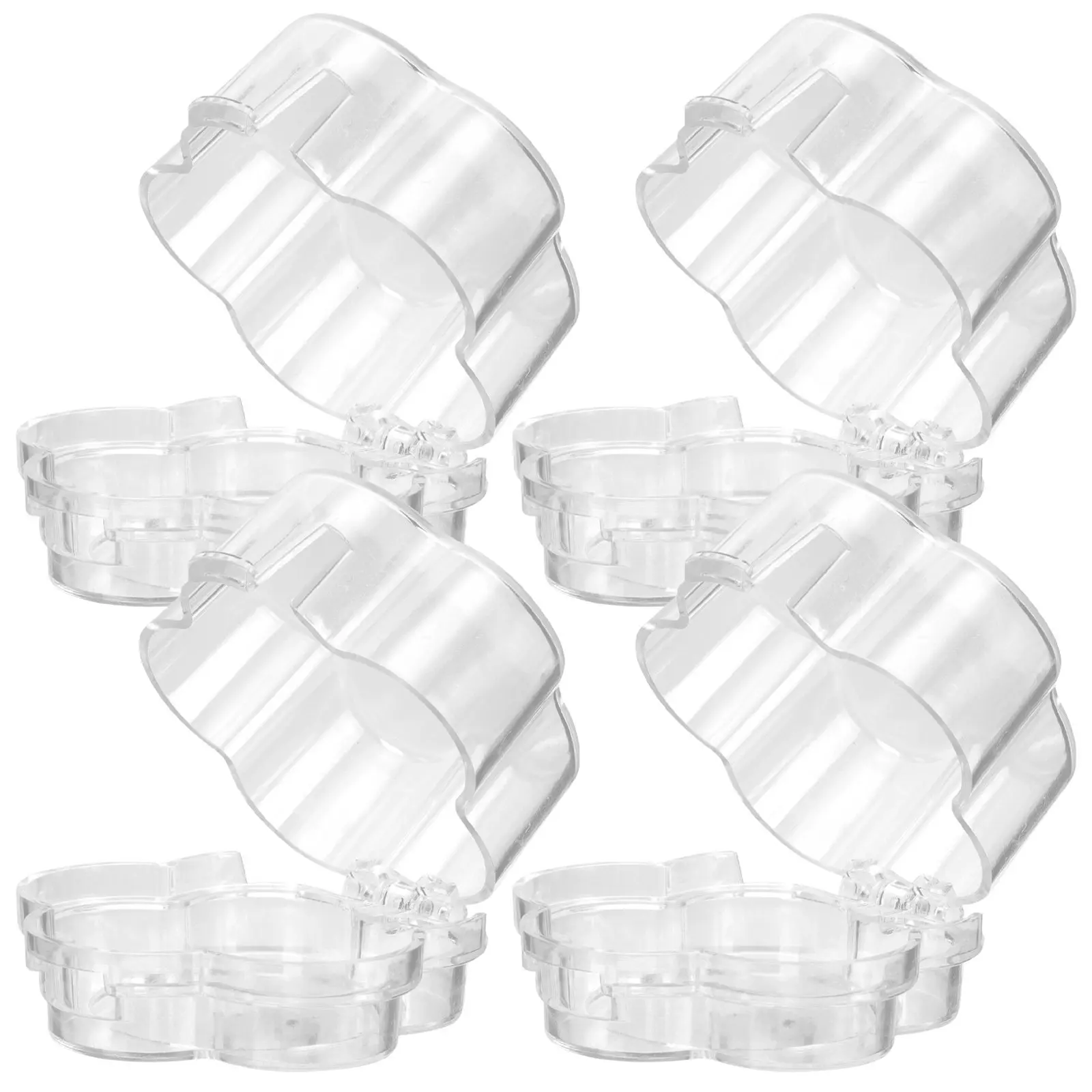 

4Pcs Stove Knob Covers Child Safety Plastic High Temperature Resistant Gas Stove Baby Proof Control Oven Lock Protection