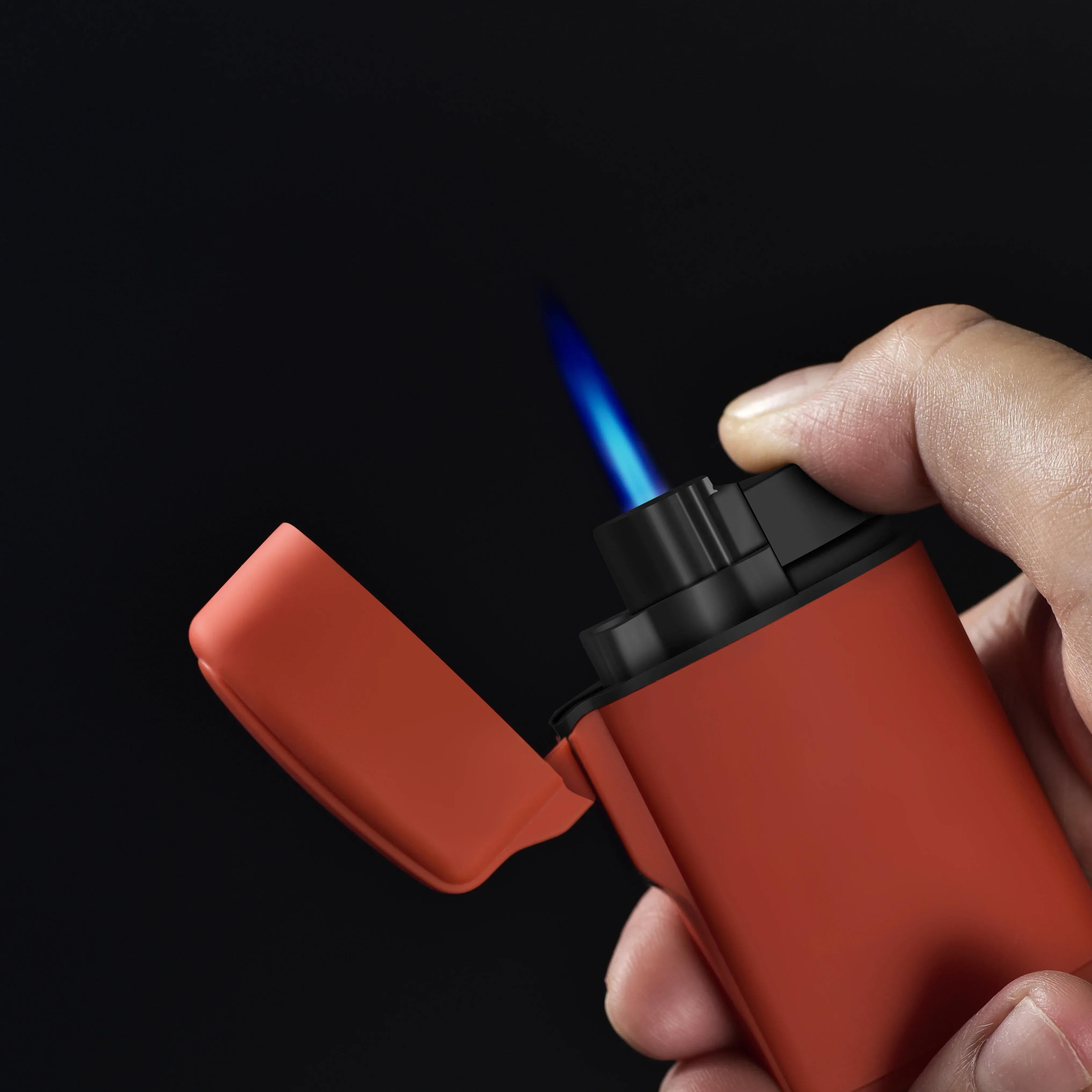 Mini Cigar Open Flame Jet Torch Cigarette Lighter Airbrush Lighter Windproof Refillable Blue Flame Butane Gas Lighter