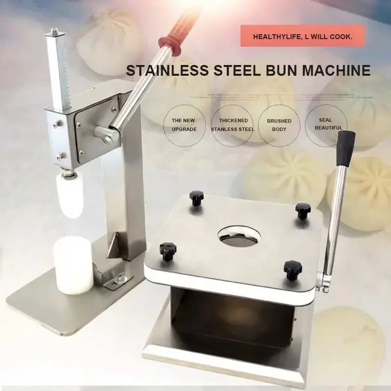 Commercial Manual Steamed Bun Sealer Machine Stainless Steel Baozi Steamed Stuffed Bun Forming Machine