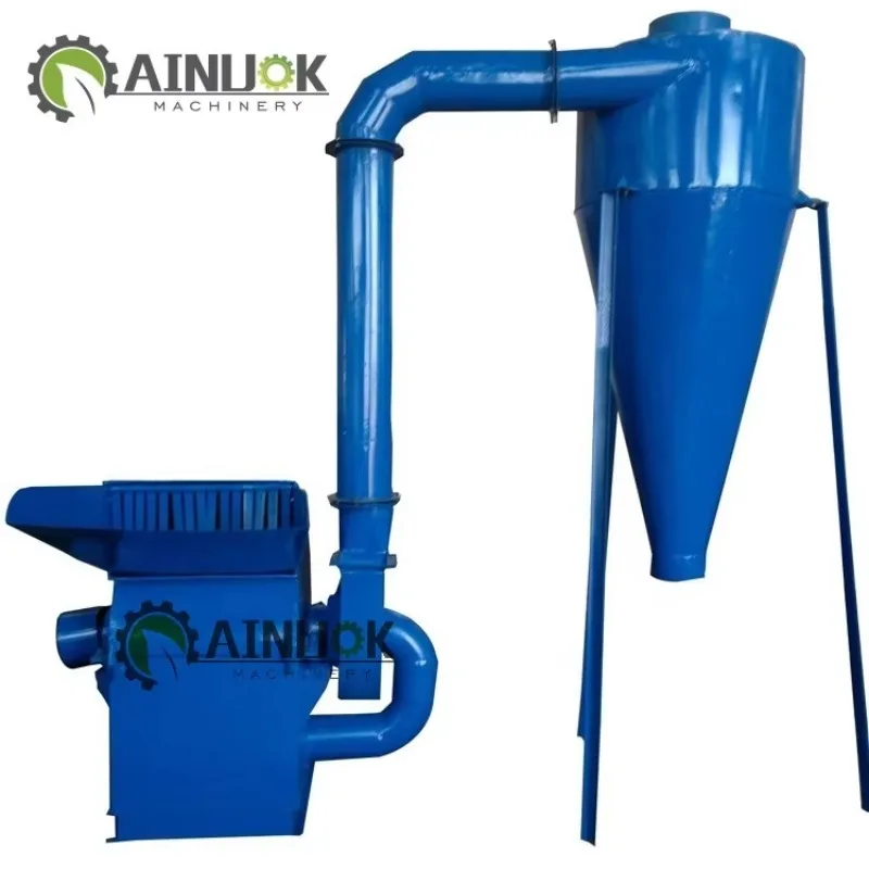 Farming Use Electric Motor Powder Making Machine Sawdust Hammer Mill Engine and Gear Core Components with Bearing