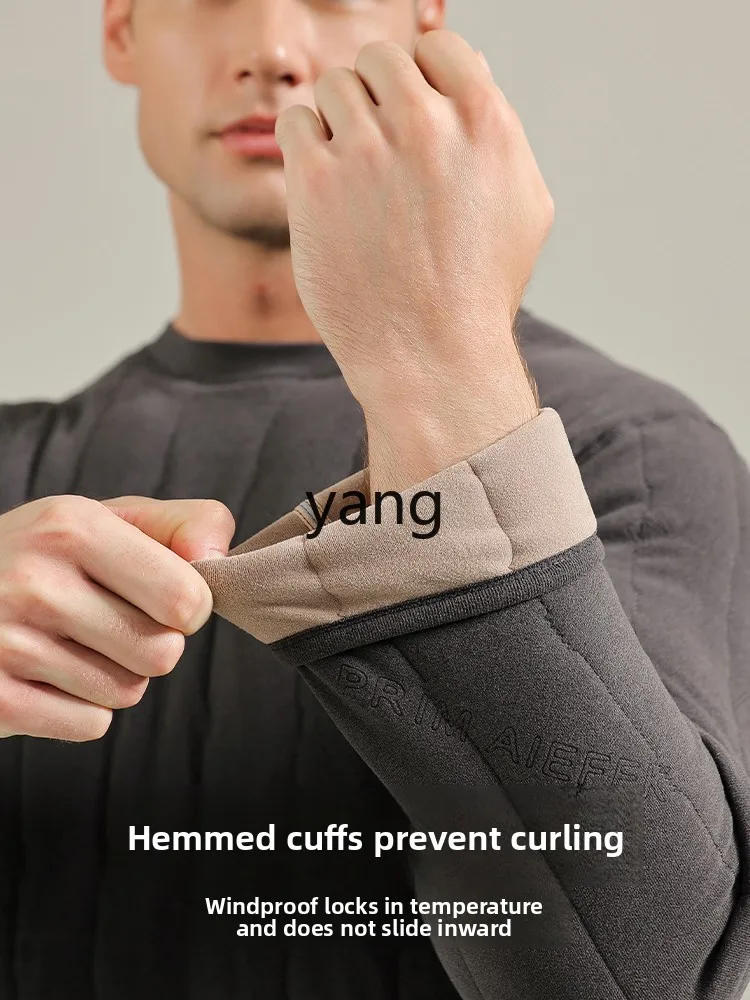 LMM thermal underwear men's winter velvet thickened cold-proof extra thick autumn clothes