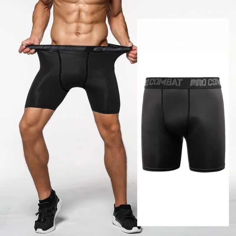 

2026 Men Compression Short Running Tights Men's Quick Dry Gym Fitness Sport Leggings Running Shorts Male Underwear Sport Shorts