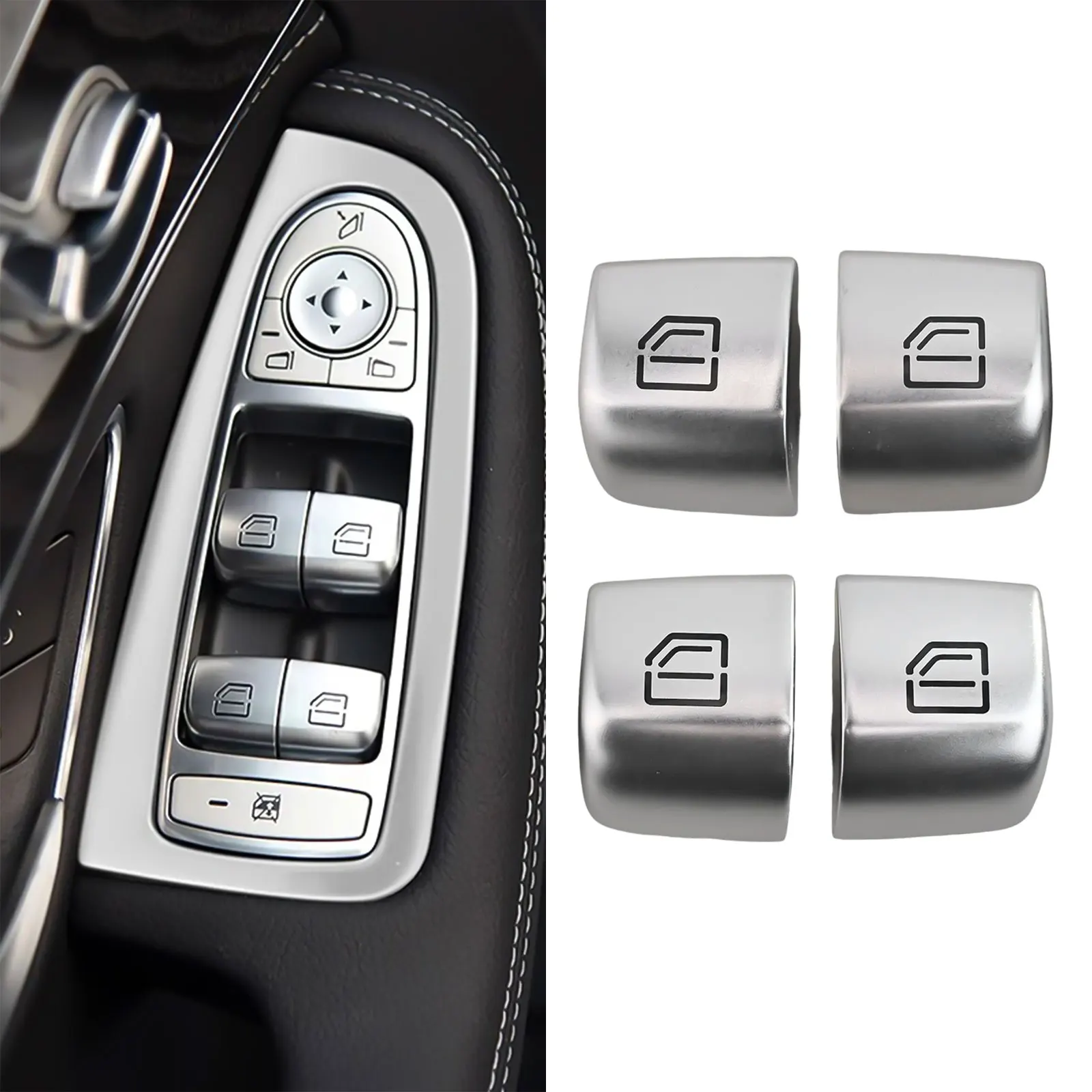 Car Window Switch Glass Lift Switch Direct Replacement Easy Installation Hassle-free Installation For Mercedes S-Class
