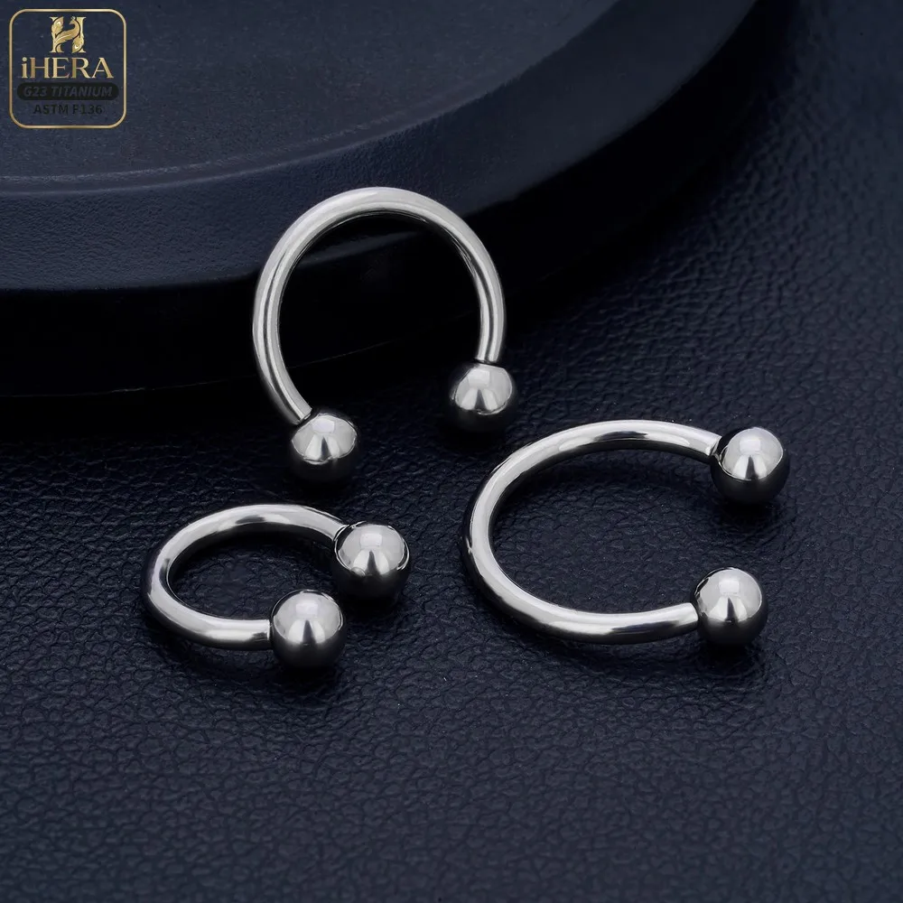 1/5PC G23 Titanium Nose Rings Piercings Lip Eyebrow Ear Septum Helix Cartilage Septum Body Jewelry Piercing Labret Nariz C Rod