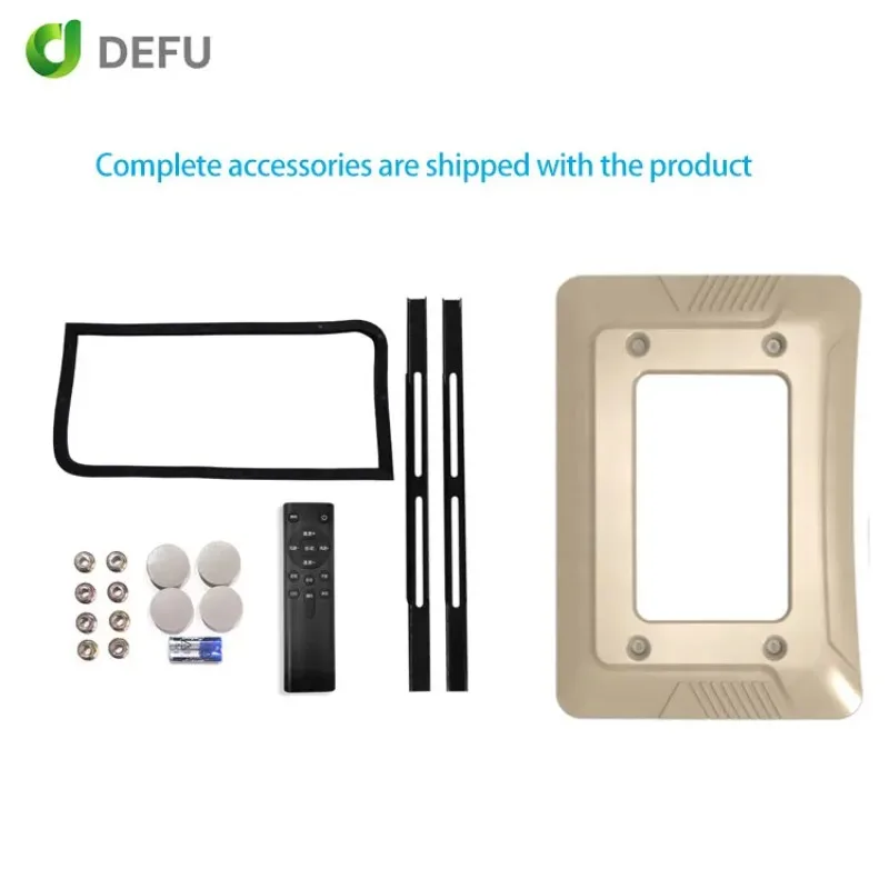 12 فولت الكهربائية على السطح RV العاكس ضاغط 24 فولت المقصورة وقوف السيارات شاحنة قافلة مكيف الهواء 12 فولت #4