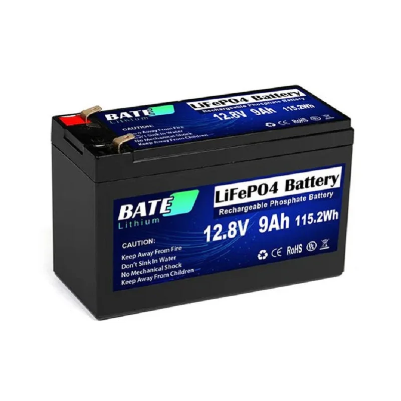 Batteria LifeP04 Batterie ricaricabili portatili 12v 7AH 8AH 9AH per il campeggio