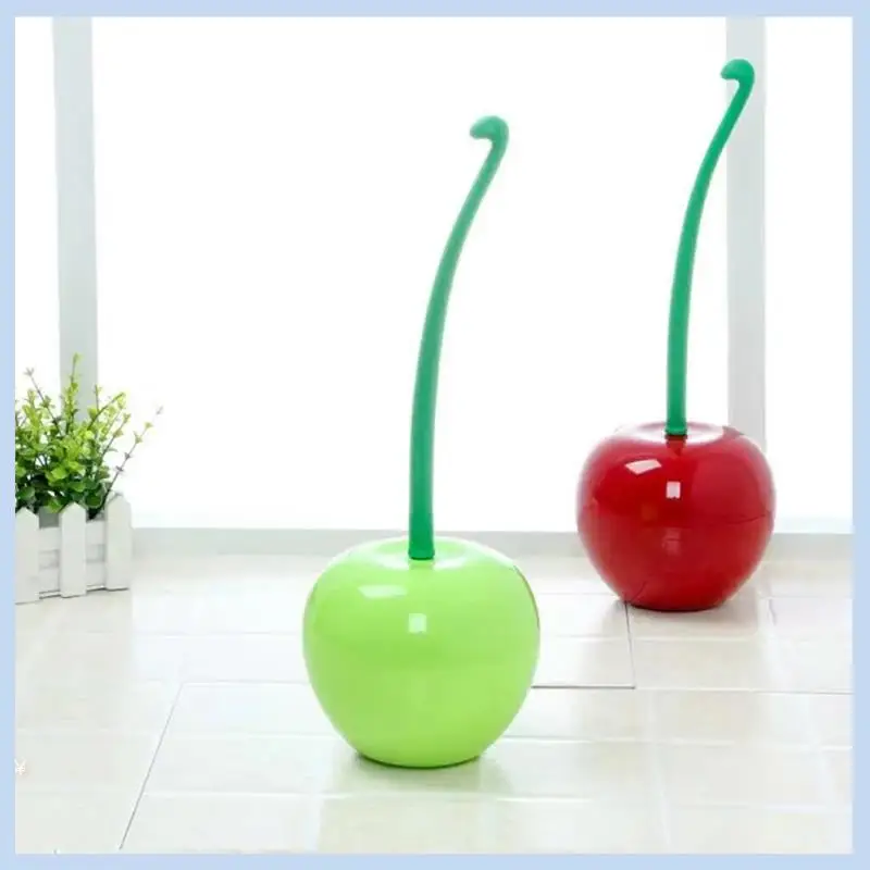 

MLGB-Унитаз, держатель для унитаза, креативный милый держатель для щетки для унитаза в форме вишни, набор держателей для щетки для унитаза