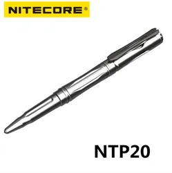 NITECORE NTP20 Titanium Alloy Multi-Functional Tactical Pen Self-Defense Pen with Tungsten Steel Tapered Tip