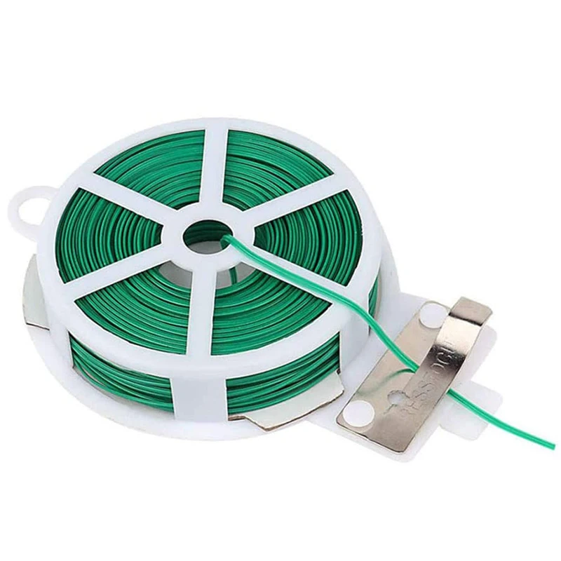 

【Today-Only!】Gardening Twisted Wire With Gardening Twisted Green Wire, Home Use, Office (20M, Green)