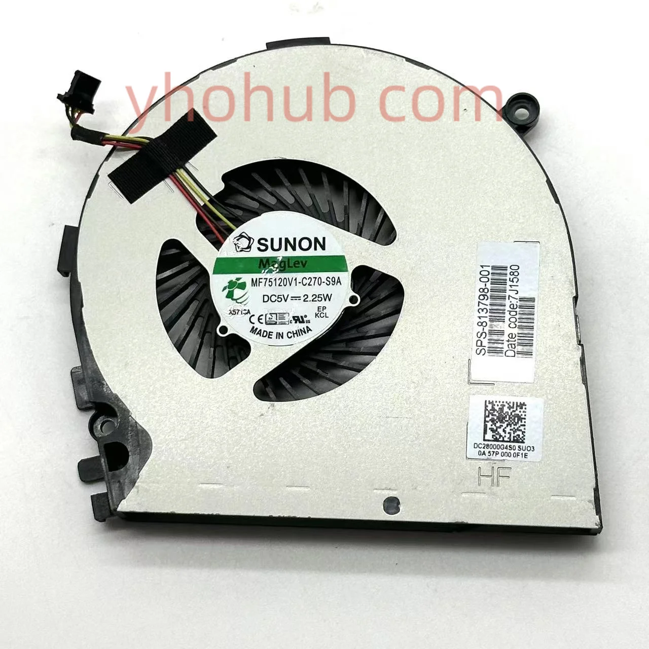 SUNON MF75120V1-C270-S9A DC 5V 4-Wire Cooling Fan