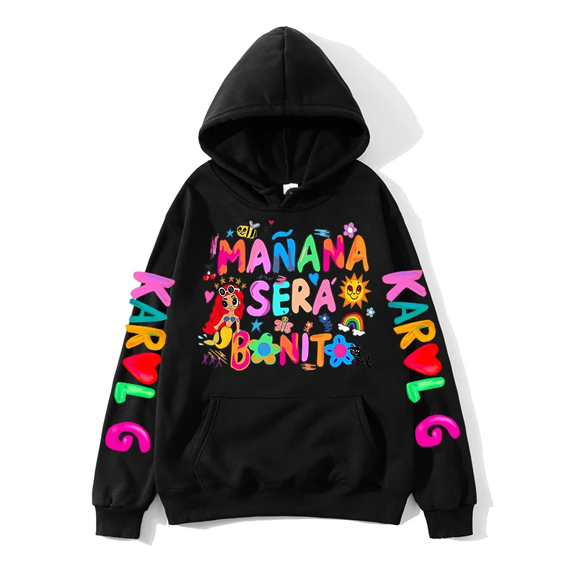 Sweatshirt Woman Hoodie Manana Sera Bonito Bichota Karol G Hoodies Women GraphicTrendy Clothing Streetwear