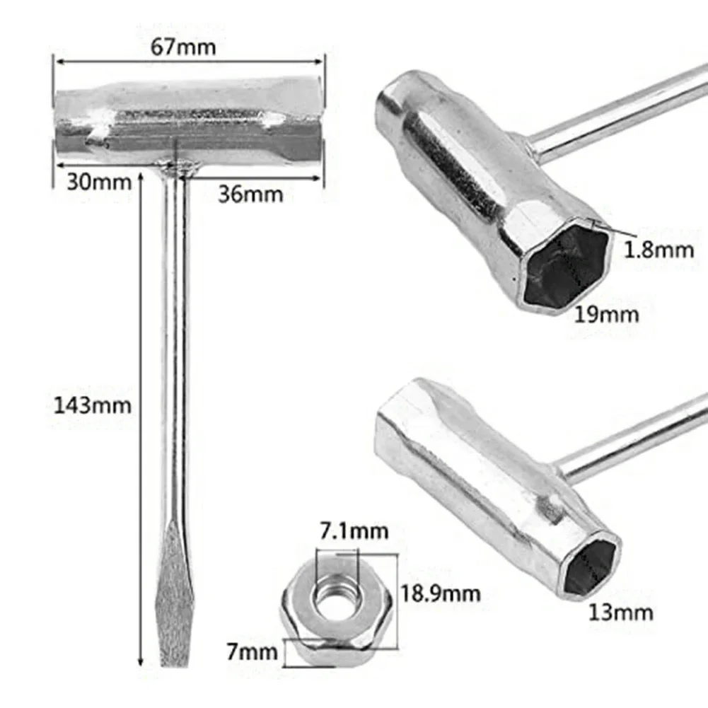 Kit de porca de aço inoxidável para motosserras compatível com modelos para 017 023 Conjunto de ferramentas perfeito para manutenção rápida