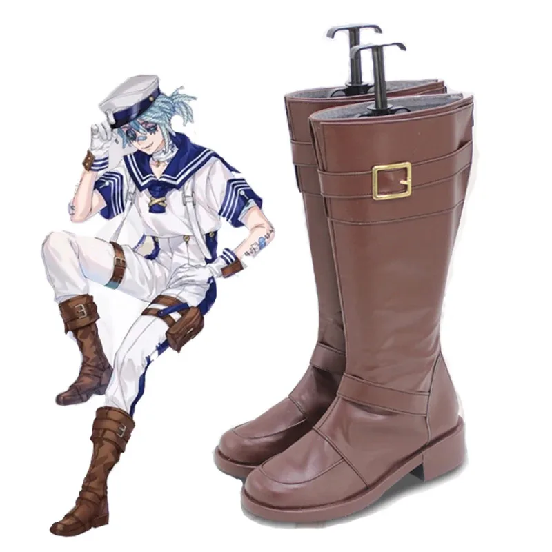 

NewGame Identity V Oceangoing Voyage Day Luca Balsa Обувь для косплея Сапоги Аниме Хэллоуин Карнавал Рождество Мужской женский костюм P