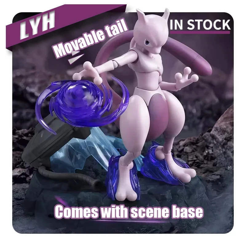 New Arrival! Blokees Block Figures Pokémon Fantastics Series Mewtwo Assembled Model Toys Figurines Gifts Fan Collection
