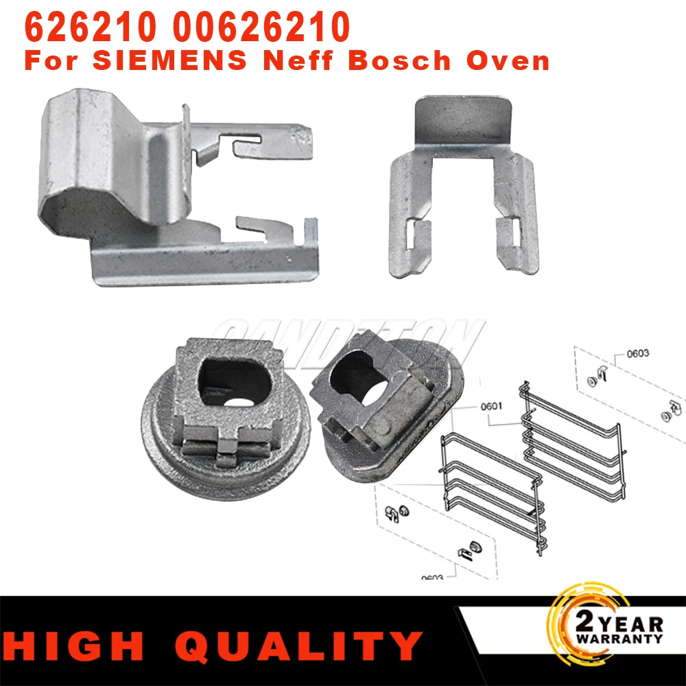 For Bosch Siemens 626210 00626210 Storage Bushing Set Bearing Bushings Kit for Suspension Grate