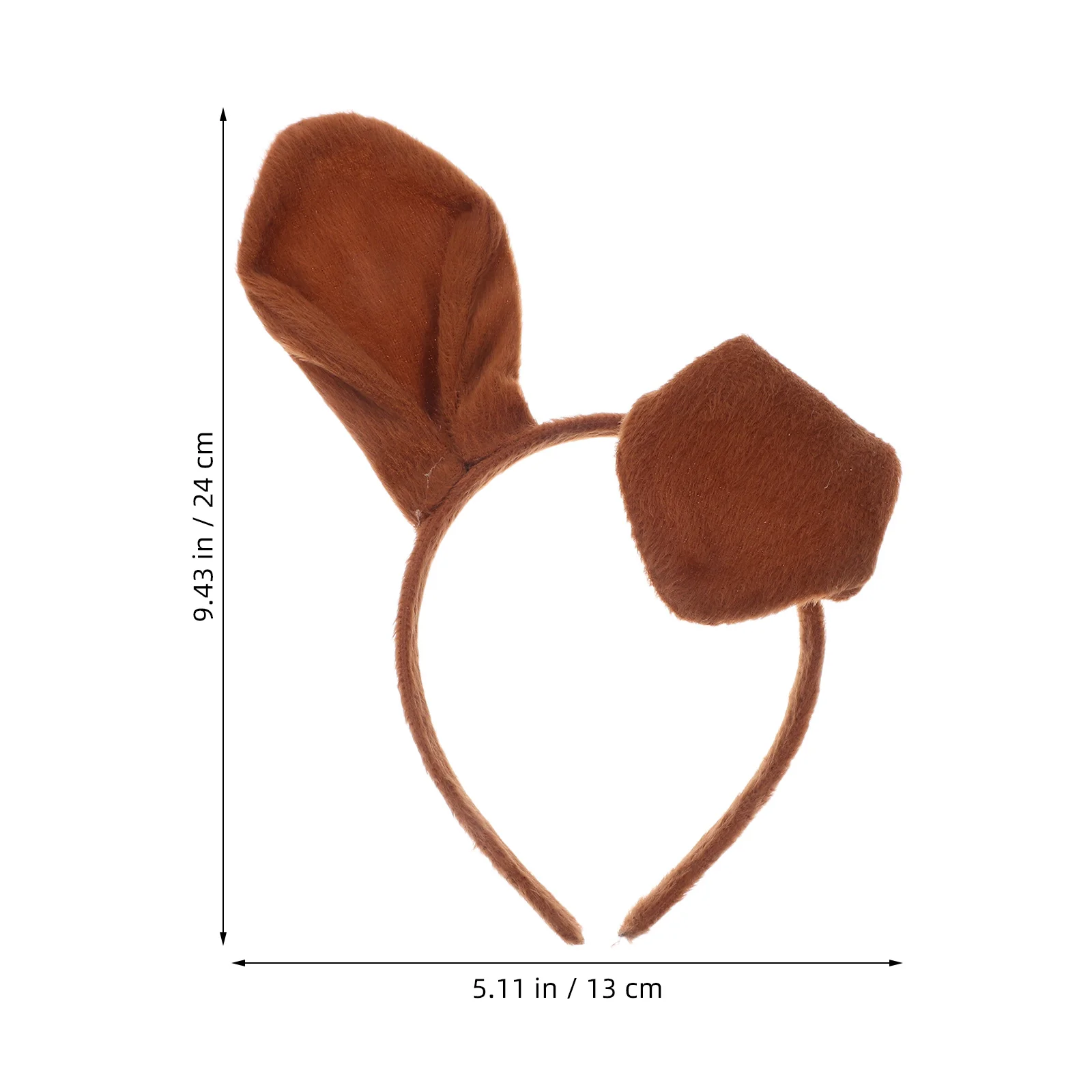 3-delig stokbrood kostuumset kort one size cosplay gunsten foto prop dansfeest decoraties bruin