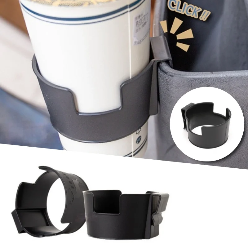 

Car Cup Holder Portable Black Plastic Car Water Cup Bottle Clip Holder Stand Car Interior Accessories