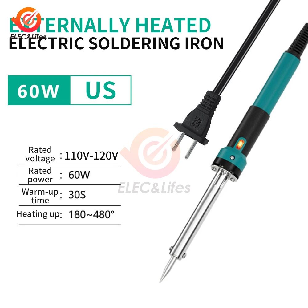 New Adjustable Temperature Electric Soldering Iron 220V 110V 60W Welding Solder Rework Station Heat Pencil Tips Repair Tools