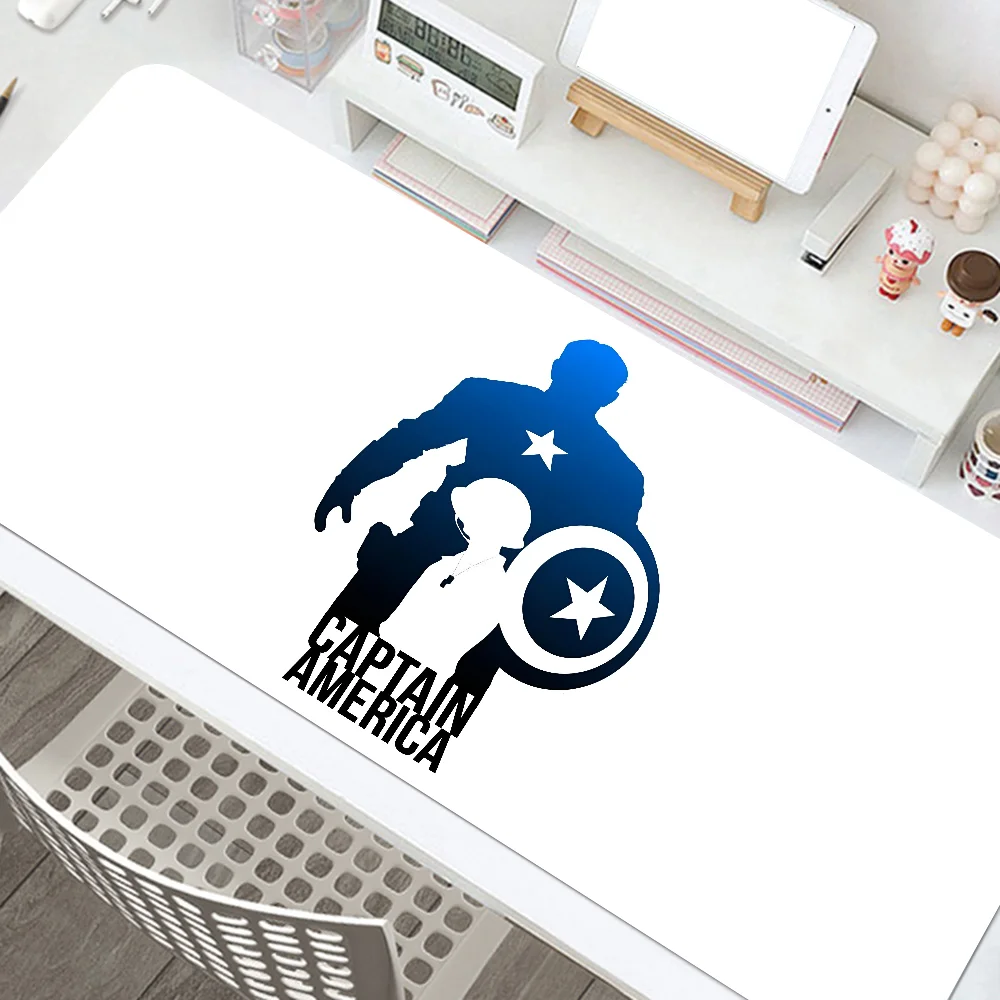 Cool C-Captain America Mousepad Mouse Mat Desk Mat With Pad Gaming Accessories Prime Gaming XXL Keyboard Pad Padding Mat