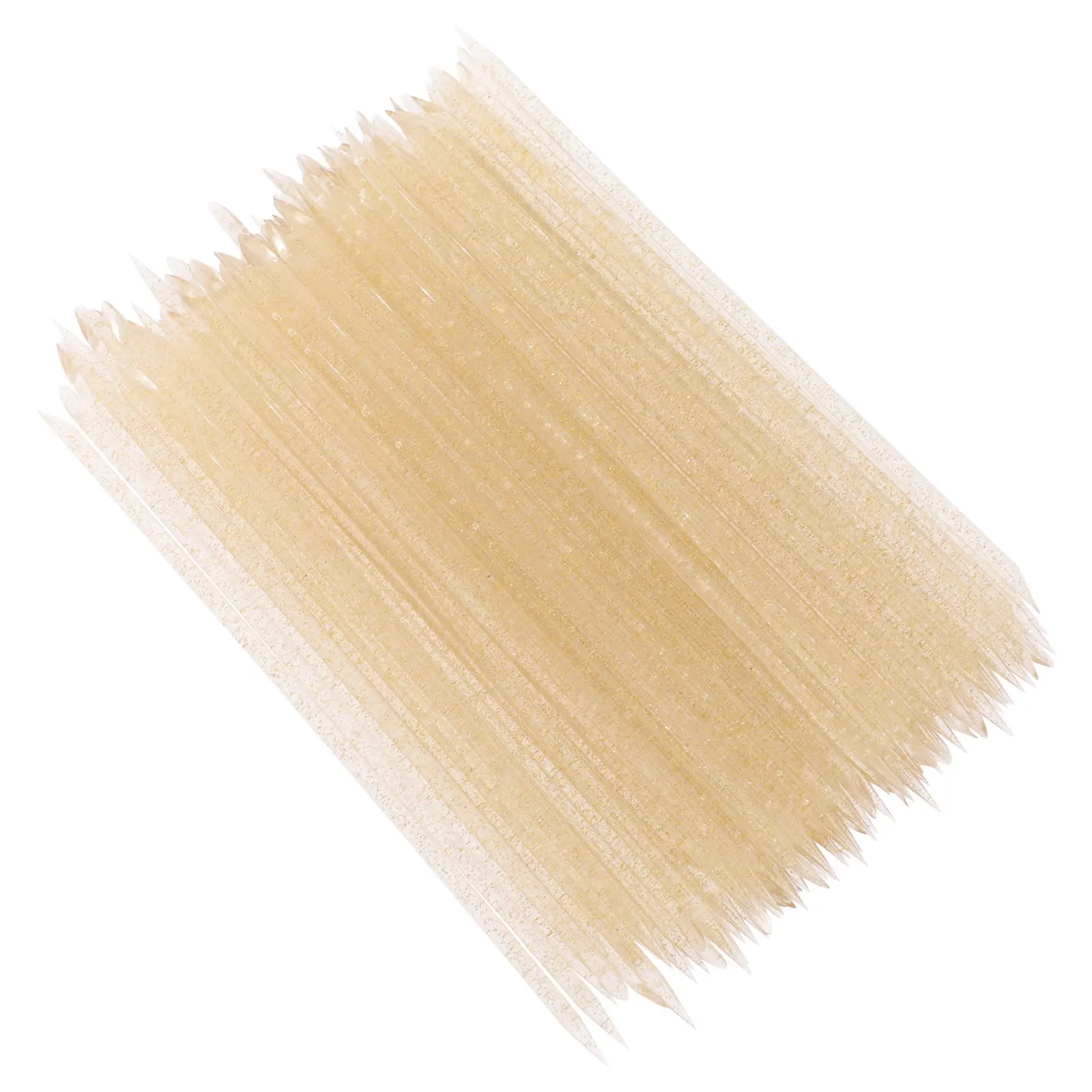 100Pcs Smooth Surface Plastic Cuticle Pusher Tool Easy Clean Alcohol Soap Friendly Nail Care Cuticle Remover Manicure Pedicure