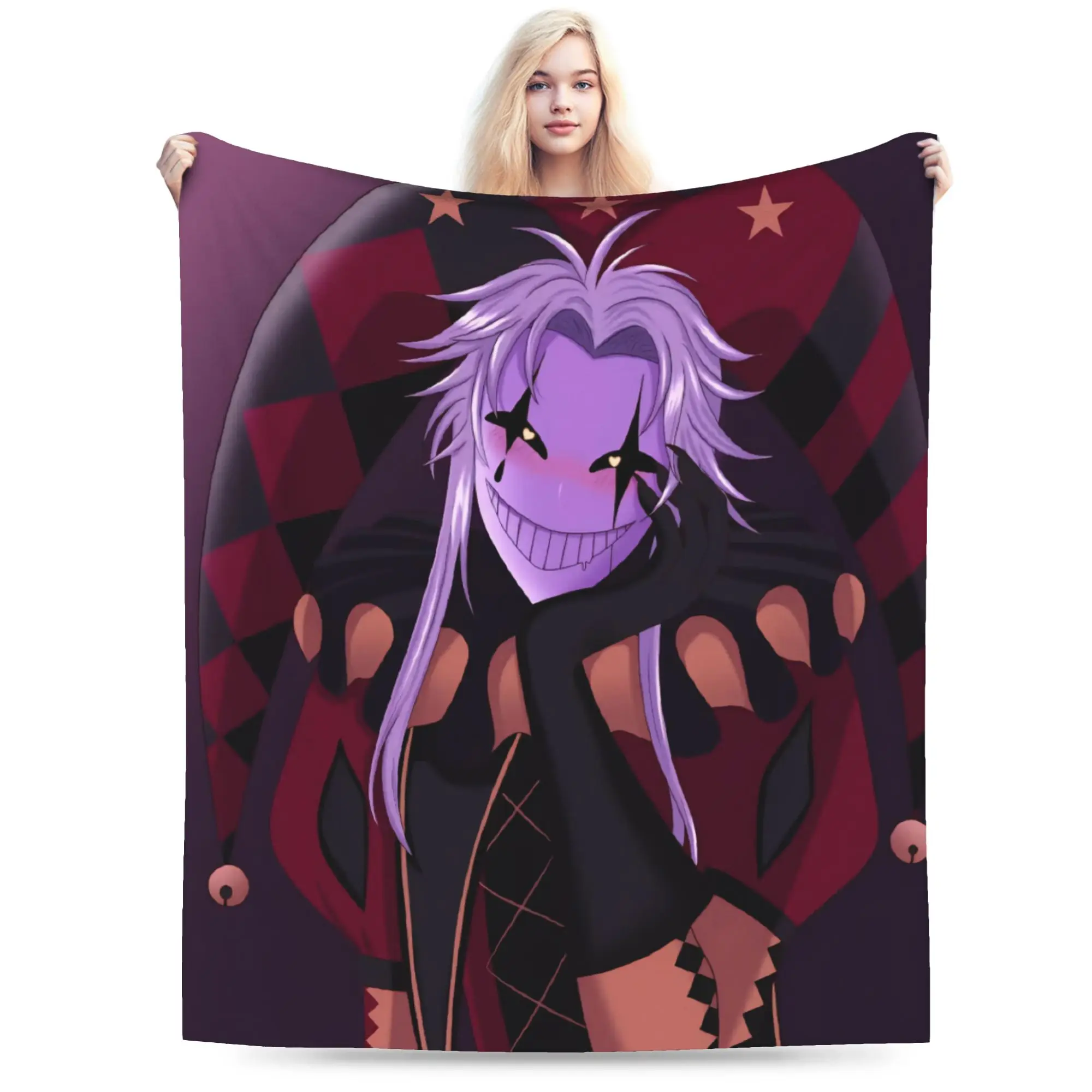 New Arrival Pierrots The Freak Circus Blanket Lightweight Thin Fleece  Comfortable Throw Blanket Machine Washable