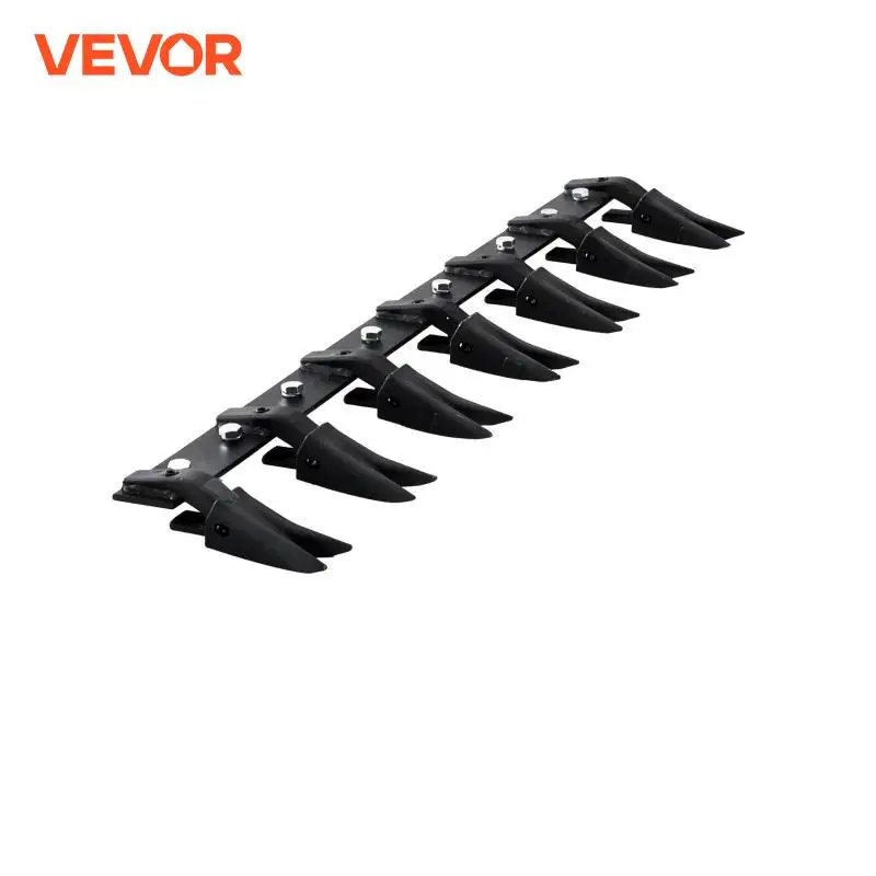 VEVOR Bucket Tooth Bar Heavy Duty Tractor Bucket Teeth Bar for Sub-Compact Tractor Loader 4560 lbs Load-Bearing Capacity