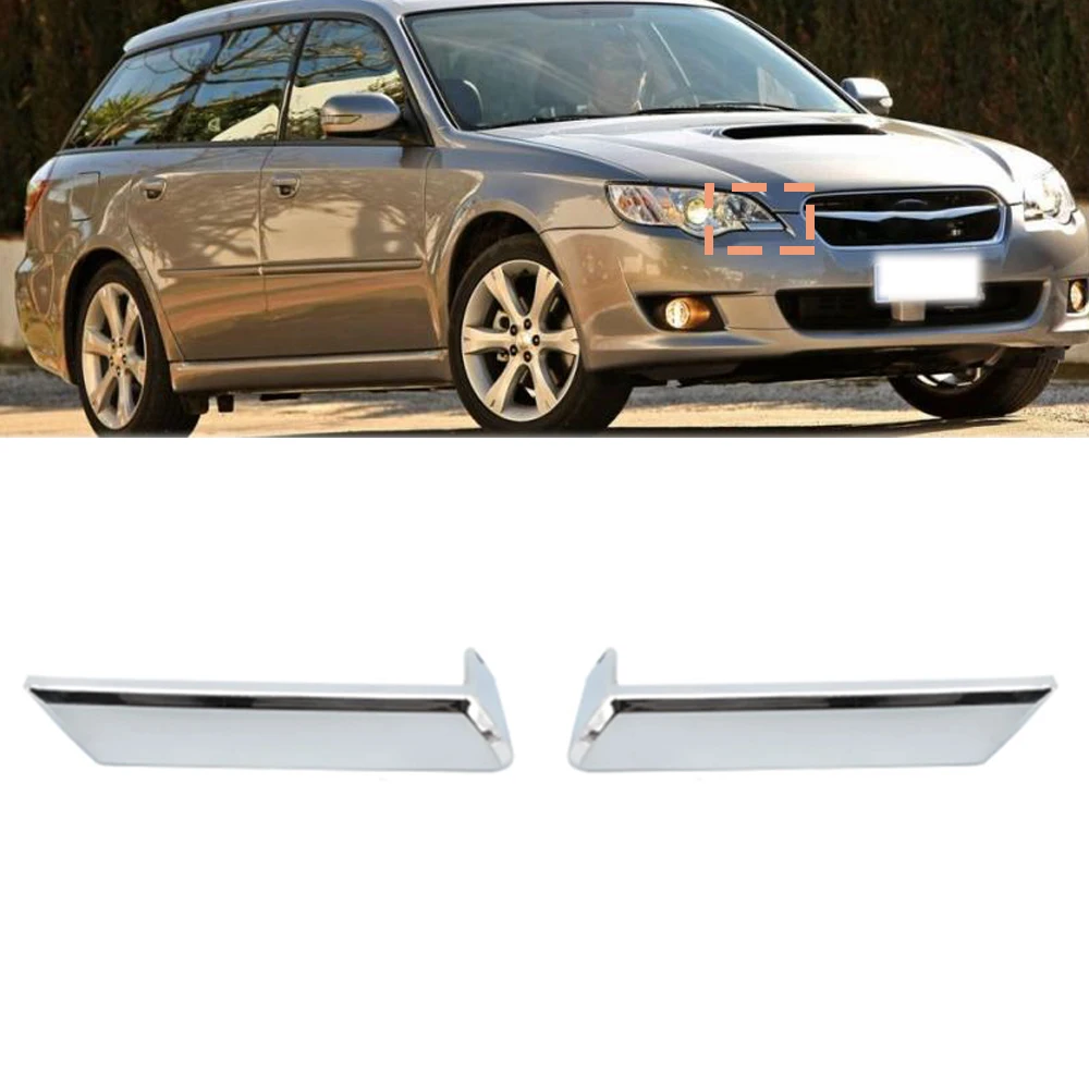 

Car Headlight Washer Lid Chroming Head light Nozzle Cover For Subaru Legacy Outback 2003-2009 86636AG260 86636AG250