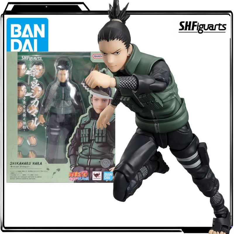 

Bandai Genuine S.H.Figuarts Anime Figure Shikamaru Nara 145mm Action Figure Toys for Boys Kids Gift Collectible Model Ornaments
