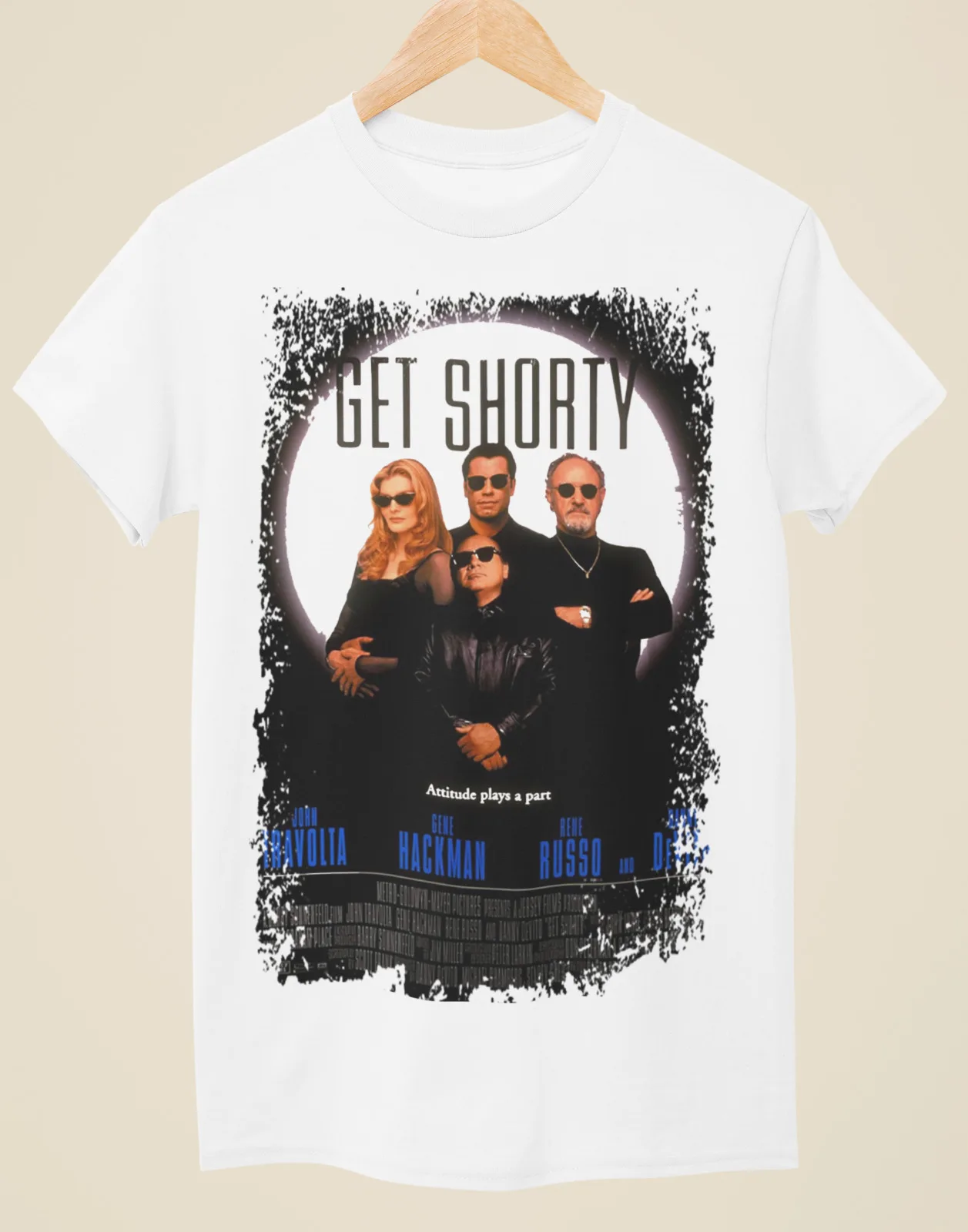 Получите белую футболку с постером фильма Shorty Получите белую футболку с постером фильма Shorty