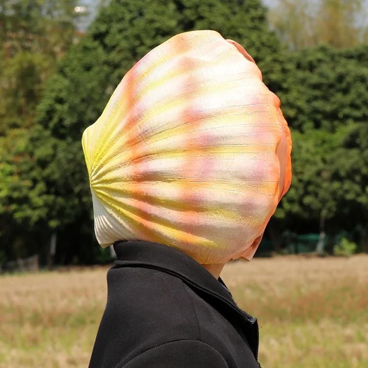 

Halloween Shell Mask Funny Makeup Ball Party Latex Mask cosplay prop