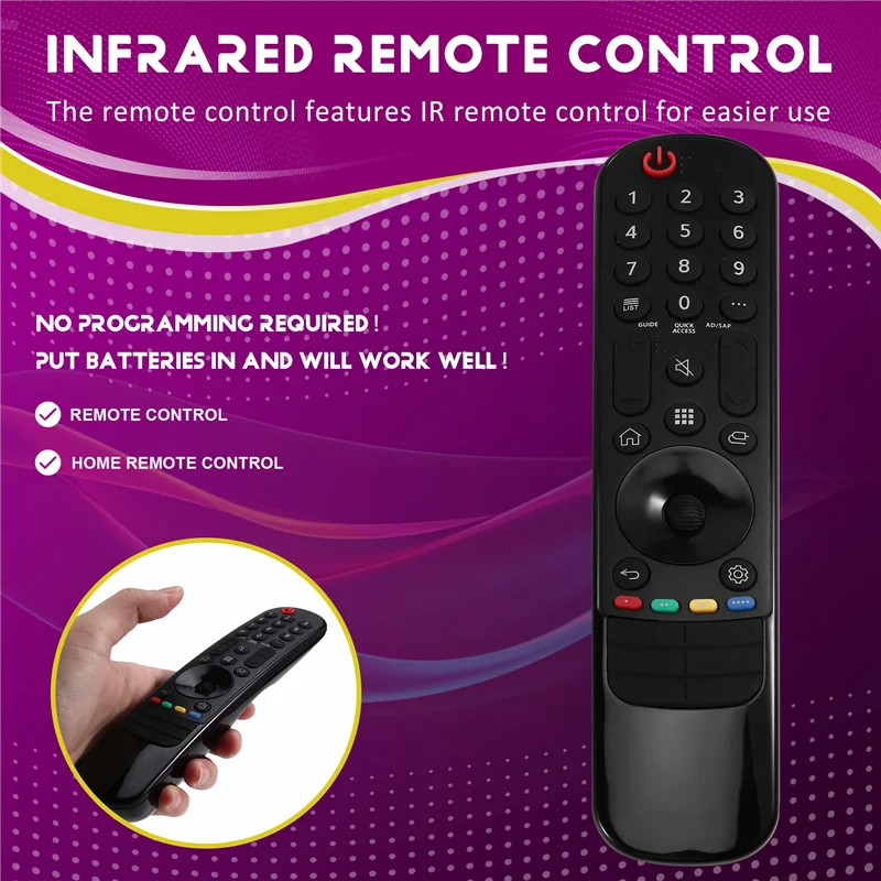 【ABUP】Сменный пульт дистанционного управления Voice Magic для Smart TV 2021-2023 с поддержкой Netflix/Prime Video/Sling Alexa