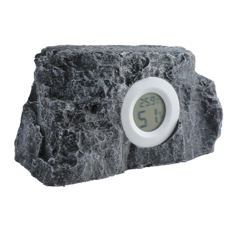 Decorative Rock Thermometers Hygrometer Fashion Rock Climate Temperature