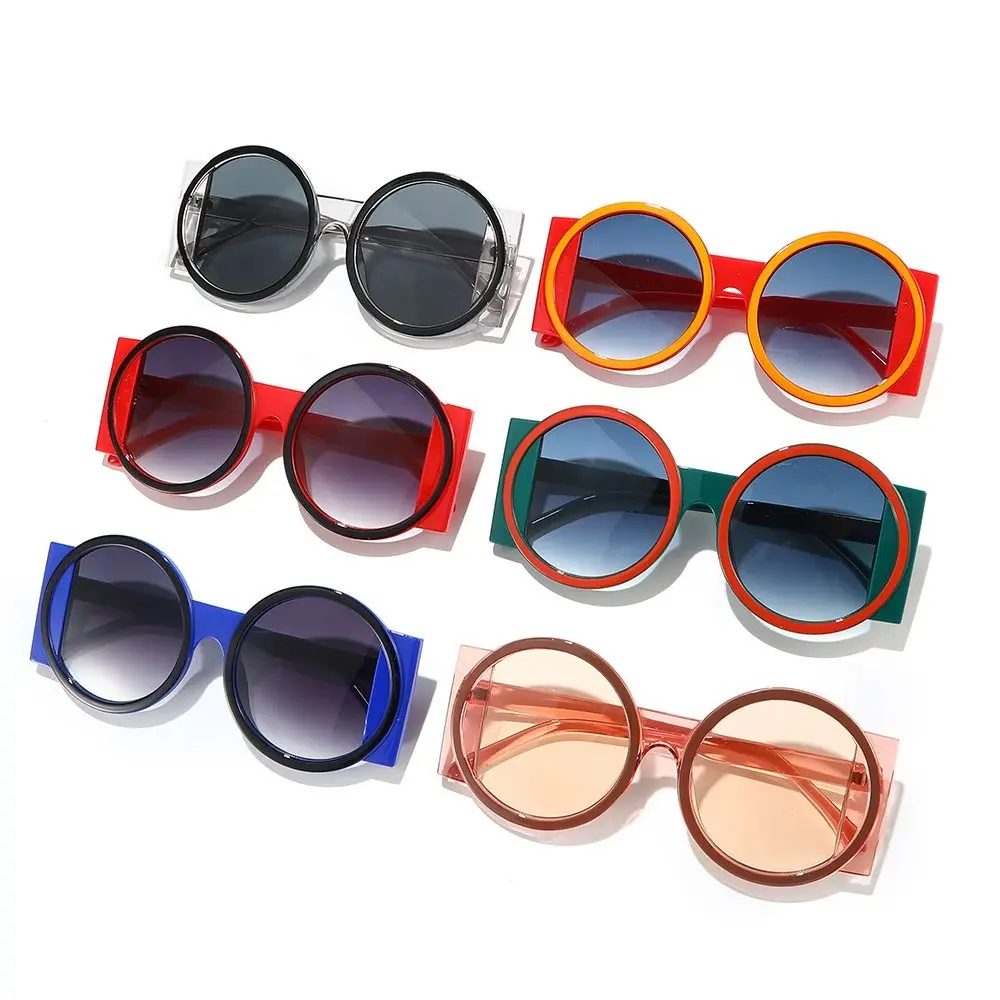 

Trendy Oversized Round Sunglasses UV400 Unique Gradient Sun Glasses Y2K Eyewear for Women & Men