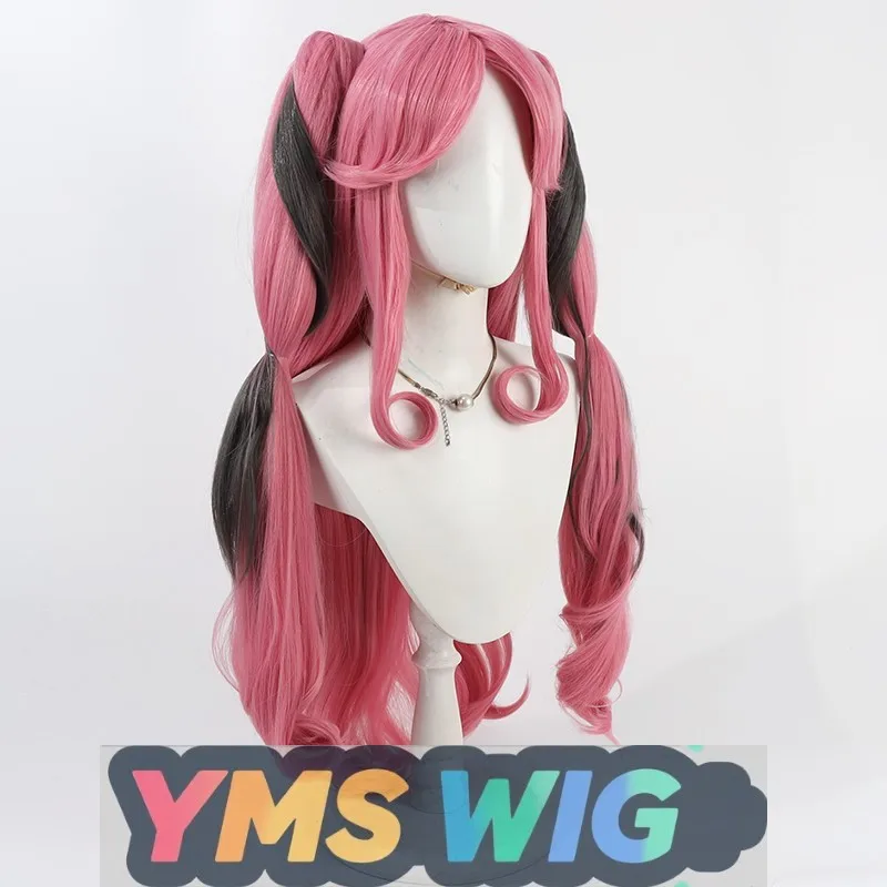 【YMS WIG】You And Idol Pretty Cure Cure Kiss Cosplay Wig With Extra Volume And Parted Ponytail