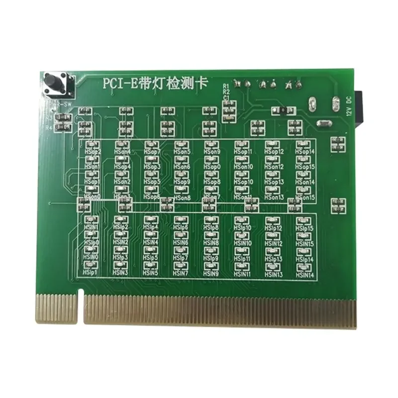 L22A-PCI-E 16X PCI-Express Slot Tester Card for Motherboard Detection of Short Southbridge or Open with Built-in Light