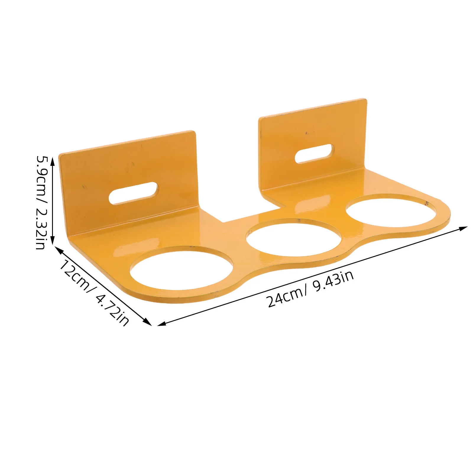Car Lift Adapter Organizer Rack 60Mm 3 Slot Heavy Duty Steel Automotive Hoist Accessory Holder for Mechanic Shop Service Bay